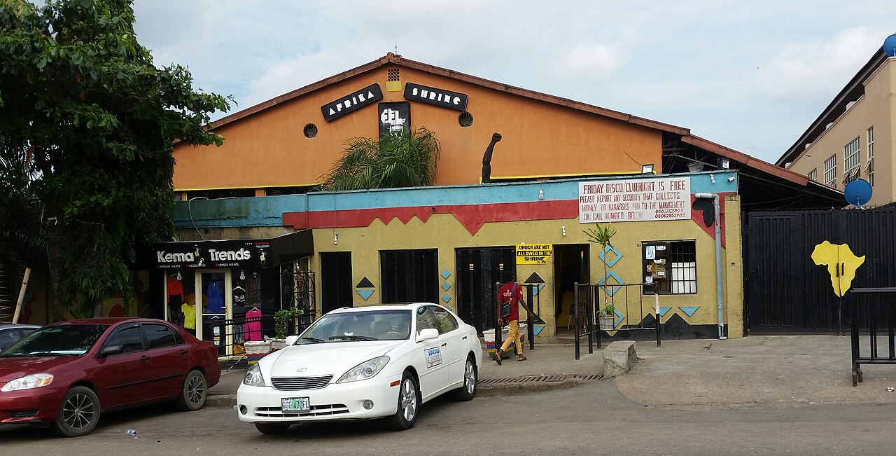 Photograph of New Afrika Shrine, Lagos